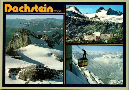 36845 - Oberösterreich - Dachstein , Dirndln , Eisstein , Hallstätter Gletscher , Bischofsmütze , Berghotel Krippenstein  - nicht gelaufen
