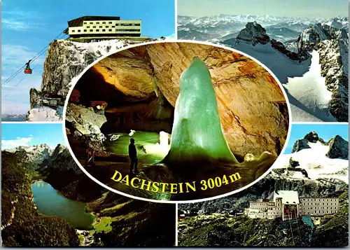 36846 - Oberösterreich - Dachstein , Südwandbahn , Gosaukammbahn , Krippenstein , Rieseneishöhle - nicht gelaufen