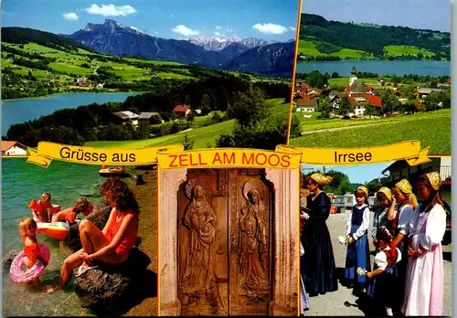 36888 - Oberösterreich - Zell am Moos , Irrsee , Zellersee , Kirche Irrsdorf - nicht gelaufen