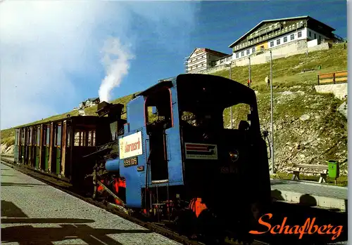 36912 - Oberösterreich - Schafberg , Dampflok Almrausch , Hotel Schafbergspitze und Schutzhaus Himmelspforte - nicht gelaufen