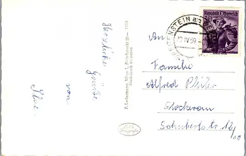 36970 - Niederösterreich - Breitenstein am Semmering , Kinder Erholungsheim , Gebietskrankenkasse - gelaufen 1959