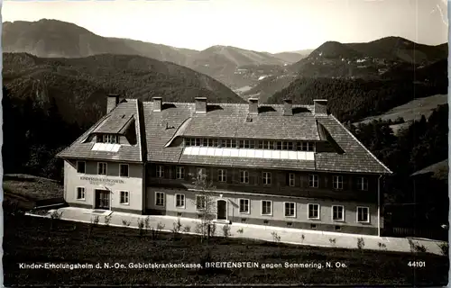 36971 - Niederösterreich - Breitenstein gegen Semmering , Kinder Erholungsheim , Gebietskrankenkasse - nicht gelaufen 1959