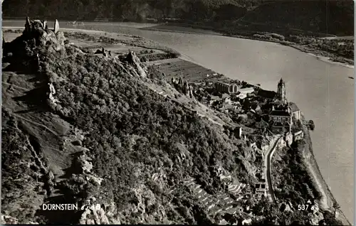 36973 - Niederösterreich - Dürnstein , Panorama - gelaufen