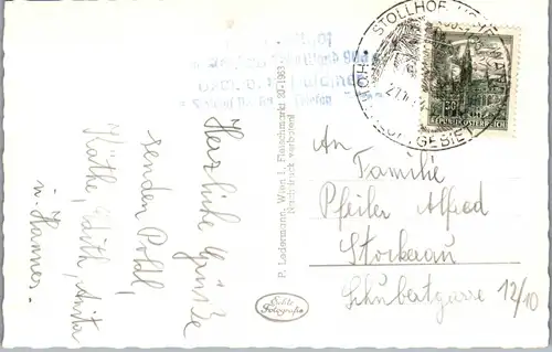 36979 - Niederösterreich - Hohe Wand , Gastwirtschaft Hanslsteighaus , H. Puschner - gelaufen 1963