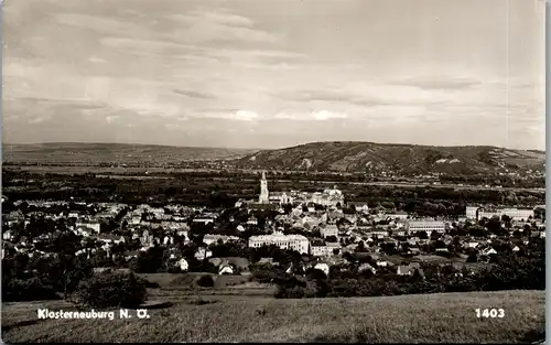 36980 - Niederösterreich - Klosterneuburg , Panorama - gelaufen 1956