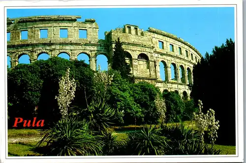36988 - Kroatien - Pula , Arena , Amphitheater - gelaufen