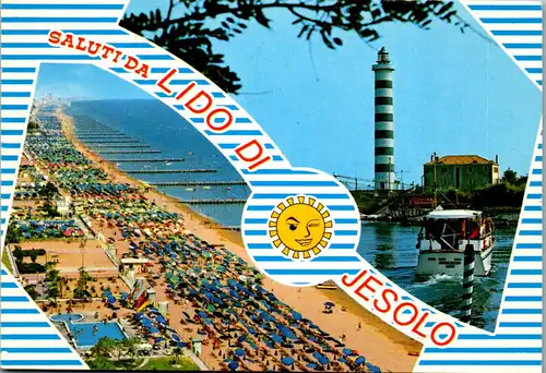 36991 - Italien - Jesolo , Lido - gelaufen 1986