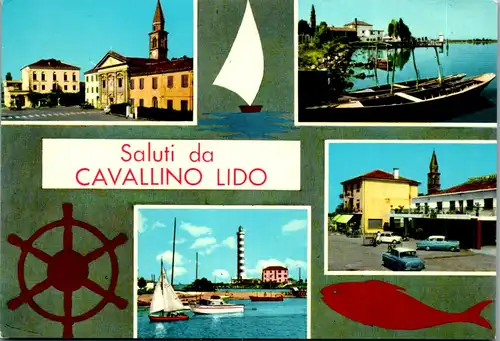 36992 - Italien - Cavallino , Lido , Mehrbildkarte - gelaufen