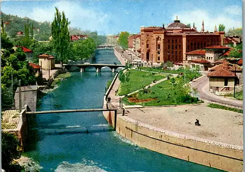 37018 - Bosnien Herzegovina - Sarajevo , Vijecnica - gelaufen 1967
