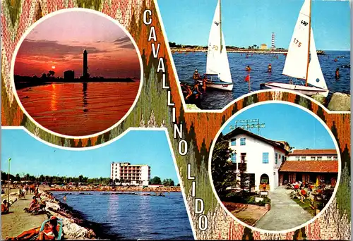 37034 - Italien - Cavallino , Lido , Mehrbildkarte - gelaufen