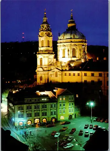 37045 - Tschechien - Praha , Prag , Chram sv. Mikulase - nicht gelaufen