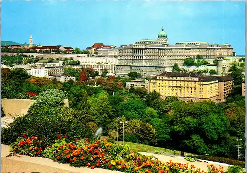 37050 - Ungarn - Budapest , Latkep a Budai Varral , Burg von Buda - nicht gelaufen
