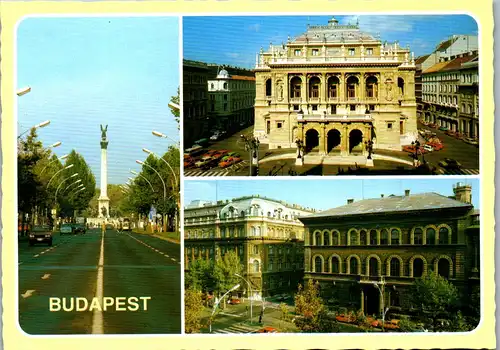 37052 - Ungarn - Budapest , Mehrbildkarte - nicht gelaufen