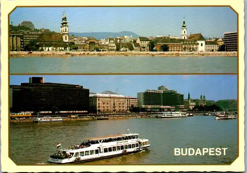37059 - Ungarn - Budapest , Mehrbildkarte - nicht gelaufen
