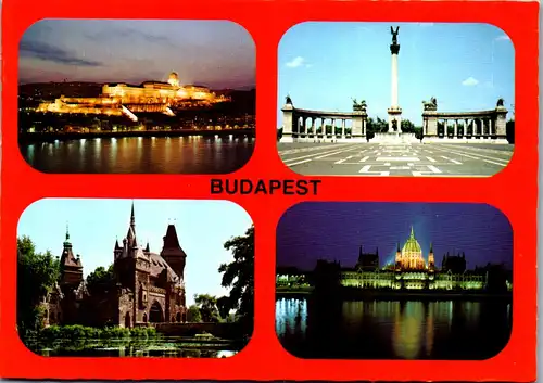37061 - Ungarn - Budapest , Mehrbildkarte - nicht gelaufen