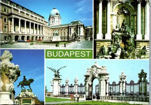 37064 - Ungarn - Budapest , A Budai Var , Burg von Buda - nicht gelaufen