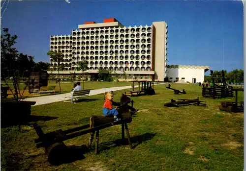 37087 - Ungarn - Siofok , Balatonszeplak Szot üdülö , Erholungsheim des Landesrates der Gewerkschaften - gelaufen