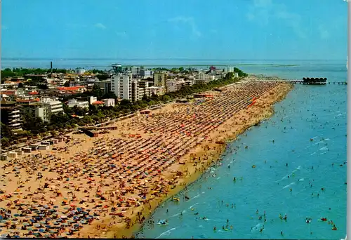 37091 - Italien - Lignano Sabbiadoro , Panorama , Spiaggia , Strand - gelaufen