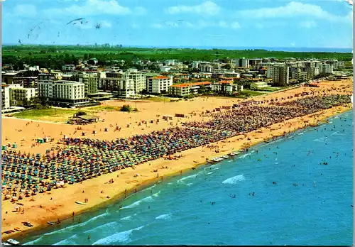 37112 - Italien - Bibione , Spiaggia , Strand - gelaufen 1978