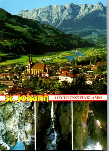 37115 - Salzburg - St. Johann im Pongau , Liechtensteinklamm - nicht gelaufen