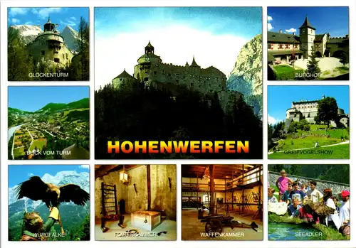 37117 - Salzburg - Werfen , Burg Hohenwerfen - nicht gelaufen