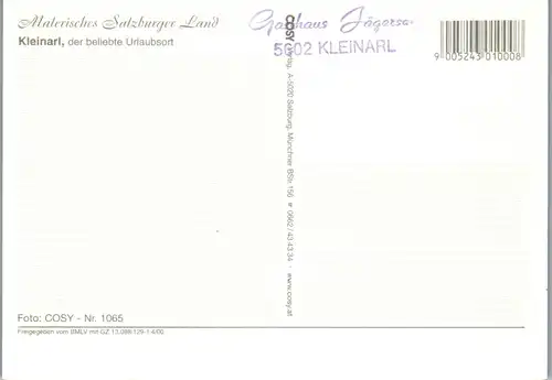 37141 - Salzburg - Kleinarl , Mehrbildkarte - nicht gelaufen