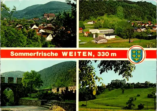 37151 - Niederösterreich - Weiten , Mehrbildkarte - gelaufen 1981