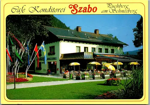 37154 - Niederösterreich - Puchberg am Schneeberg , Cafe Konditorei Szabo - nicht gelaufen