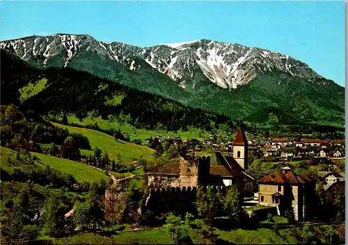 37155 - Niederösterreich - Puchberg am Schneeberg , Blick zum Schneeberg - nicht gelaufen