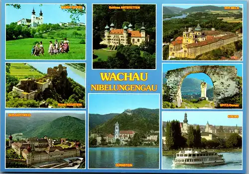 37166 - Niederösterreich - Wachau , Nibelungengau , Mehrbildkarte - nicht gelaufen