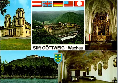 37168 - Niederösterreich - Wachau , Stift Göttweig , Benediktinerstift - nicht gelaufen