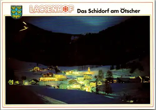 37196 - Niederösterreich - Lackenhof am Ötscher , Schidorf , Ski - gelaufen 1988