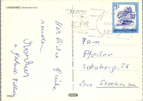 37221 - Niederösterreich - Lunzersee - gelaufen 1982