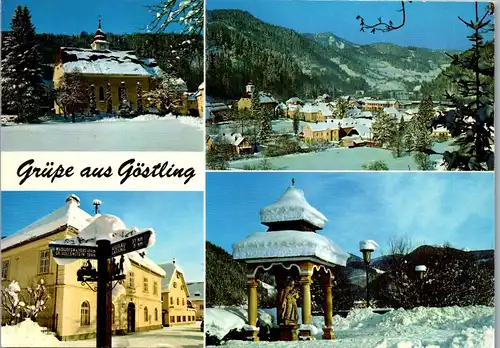 37223 - Niederösterreich - Göstling , Mehrbildkarte - gelaufen 1990