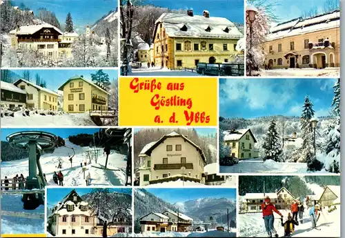 37224 - Niederösterreich - Göstling an der Ybbs , Mehrbildkarte - gelaufen