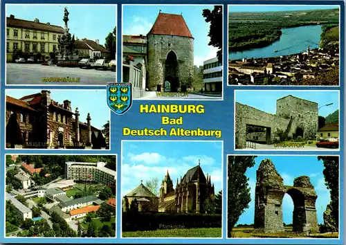 37227 - Niederösterreich - Hainburg , Bad Deutsch Altenburg , Mehrbildkarte - nicht gelaufen