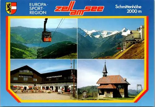 37234 - Salzburg - Zell am See , Schmittenhöhe , Berghotel , Seilbahn , Mehrbildkarte , Kitzsteinhorn - nicht gelaufen