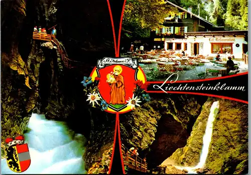 37247 - Salzburg - St. Johann im Pongau , Liechtensteinklamm , Cafe Restaurant - nicht gelaufen