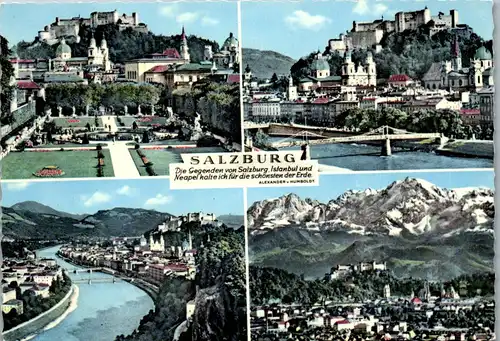 37255 - Salzburg - Salzburg , Mehrbildkarte - nicht gelaufen