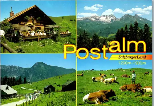37260 - Salzburg - Postalm , Mehrbildkarte - nicht gelaufen