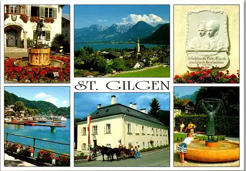 37263 - Salzburg - St. Gilgen am Wolfgangsee , Mehrbildkarte - nicht gelaufen