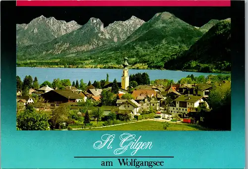 37265 - Salzburg - St. Gilgen am Wolfgangsee , Panorama - nicht gelaufen