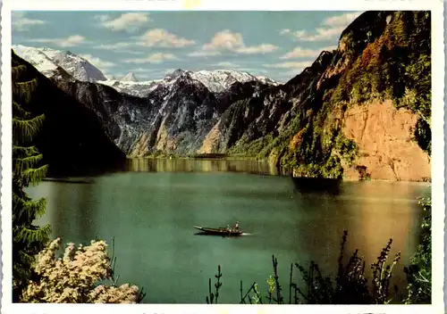 37291 - Deutschland - Königssee , Malerwinkel mit Steinernen Meer und Schönfeldspitze - nicht gelaufen