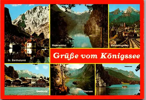 37329 - Deutschland - Königssee , Mehrbildkarte - nicht gelaufen
