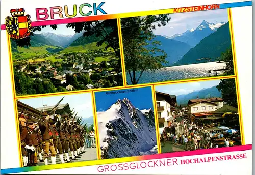 37344 - Salzburg - Bruck an der Glocknerstraße , Kitzsteinhorn , Zeller See , Mehrbildkarte - nicht gelaufen