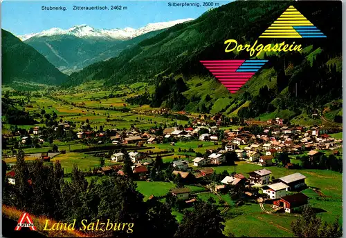 37356 - Salzburg - Dorfgastein im Gasteinertal , Silberpfennig , Zitterauertisch , Panorama - nicht gelaufen