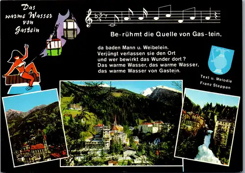 37365 - Salzburg - Bad Gastein , Lied , Melodie , Franz Steppan - nicht gelaufen