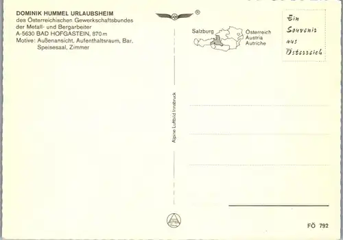 37376 - Salzburg - Bad Hofgastein , Dominik Hummel Urlaubsheim - nicht gelaufen