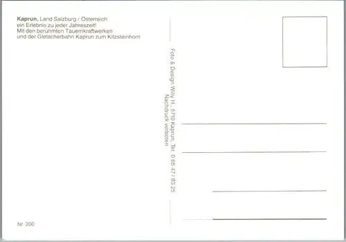 37384 - Salzburg - Kaprun , Mehrbildkarte - nicht gelaufen