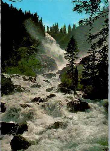 37386 - Salzburg - Krimml , Oberster Wasserfall , Krimmler Wasserfälle - nicht gelaufen